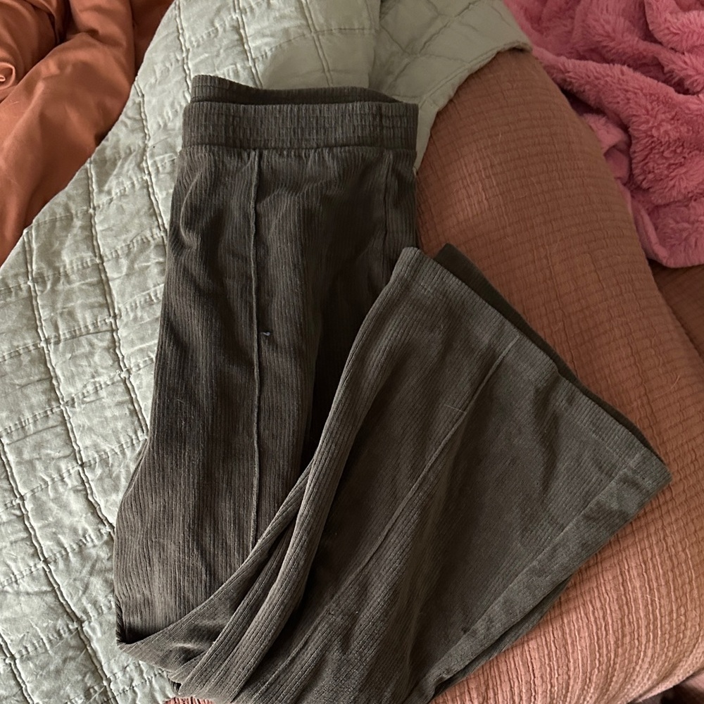 Aerie Corduroy Flare Leg Pants